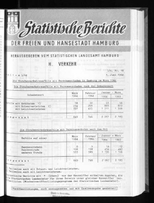 Die Straßenverkehrsunfälle mit Personenschaden in Hamburg im März 1964 : Lfd. Nr. 18
