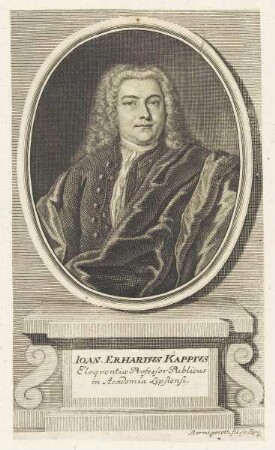 Bildnis des Ioan. Erhardvs Kappivs