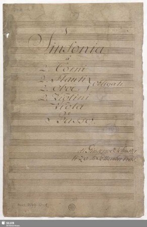 Symphonies - Mus.3549-N-1 : D