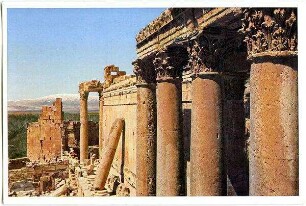 Baalbek. Bacchustempel, Südseite