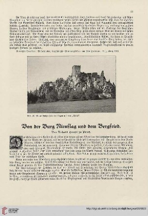 35: Von der Burg Nienslag und dem Bergfried