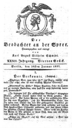 4. Stueck, 28. Januar 1833