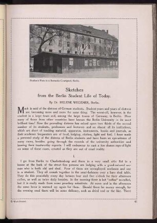 Sketches from the Berlin student life of today.