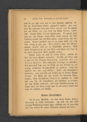 Kinder-Sterblichkeit.