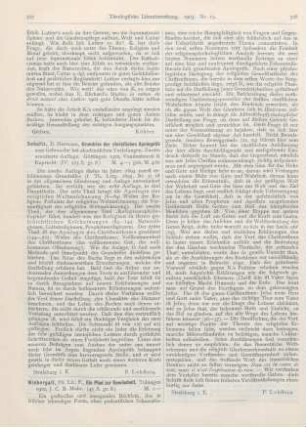 527-528 [Rezension] Niebergall, Friedrich, Ein Pfad zur Gewissheit
