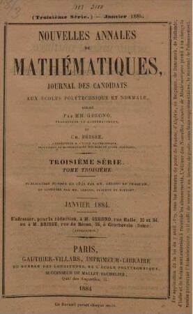 Janvier 1884.