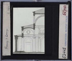 Florenz, S. Lorenzo : Querschnitt