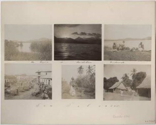 Landschaften und Szenerien: 1.) La Laguna - de Amatillan - Guatemala + 2.) San Salvador