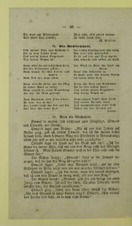 77. Rede die Wahrheit