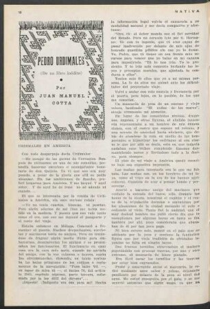 Pedro Urdimales... : (De un libro inédito)