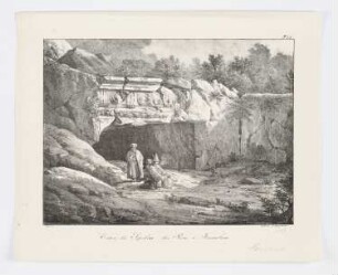 Entrée du sépulcre des rois à Jérusalem.