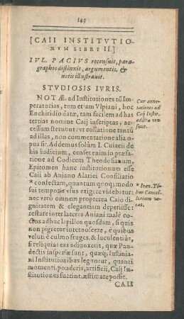 [Caii Institutionum Libri II.]