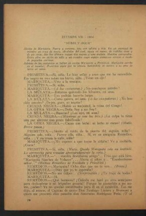 Estampa VII. - 1806 : "Nubes y agua"