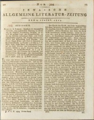Num. 204. Den 25. Aug. 1804