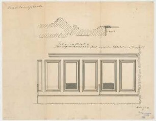 Thiersch, Friedrich von; München; Justizpalast - Schwurgerichtssaal (Ansicht, Schnitt)