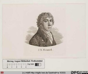 Bildnis Johann Nepomuk Hummel