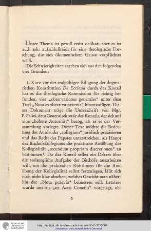 Calvin und Vaticanum II