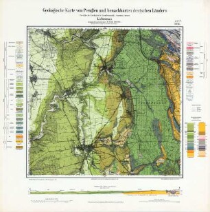 2441 [4319] Lichtenau, Geologische Karte von Preußen und benachbarten deutschen Ländern