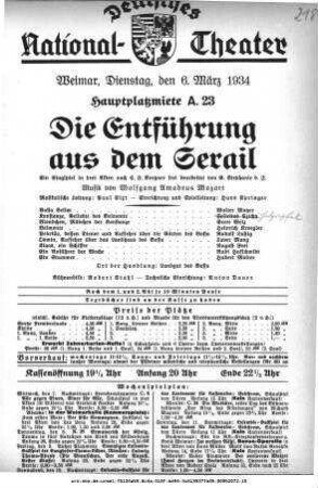 Die Entführung aus dem Serail