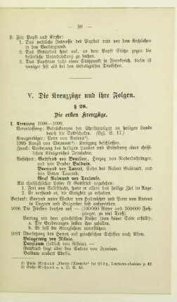 V. Die Kreuzzüge und ihre Folgen