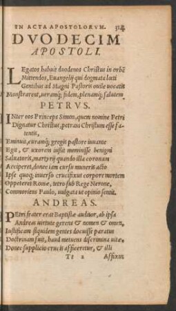 Duodecim Apostoli.