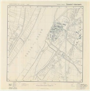 Kaiserswerth, Deutsche Grundkarte, Blatt 342