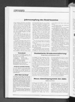 Jahresempfang des Bezirksamtes