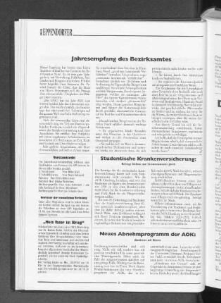 Jahresempfang des Bezirksamtes