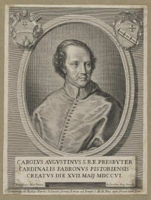 Bildnis des Carolvs Avgvstivs Fabronvs