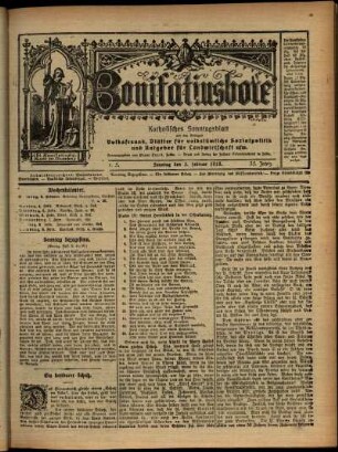 Ausgabe vom Sonntag, den 03. Februar 1918.