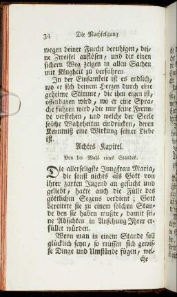 Achtes Kapitel. - Funfzehntes Kapitel.