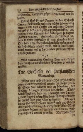 Die Geschichte der Persianischen Monarchen.