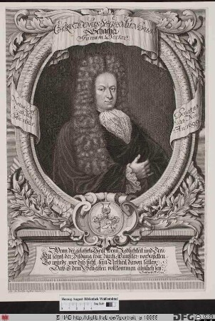 Bildnis Christian Sigismund Schacher