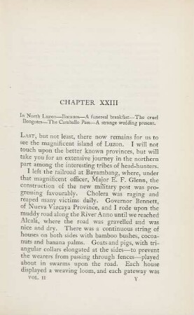 Chapter XXIII. In North Luzon. - ...