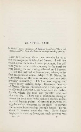 Chapter XXIII. In North Luzon. - ...