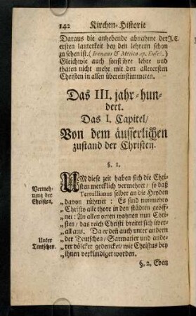 142-170, Das III. Jahr-Hundert
