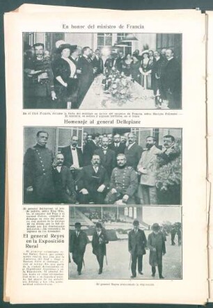 El general Reyes en la Exposición Rural