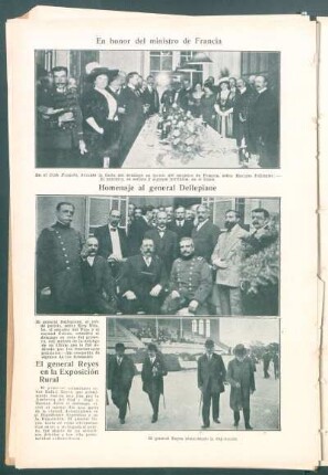 El general Reyes en la Exposición Rural
