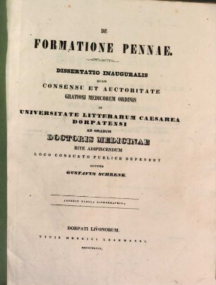 De formatione pennae