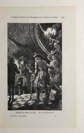 Friedrich der Große in Lissa. ,,Bon soir, Messieurs!"