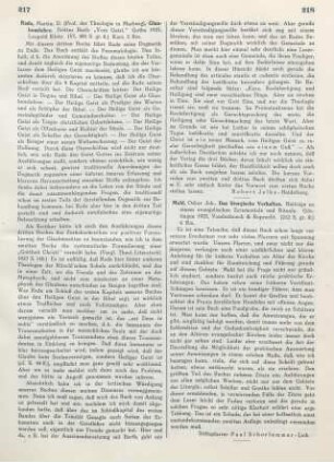 217-218 [Rezension] Drittes Buch: 'Vom Geist'