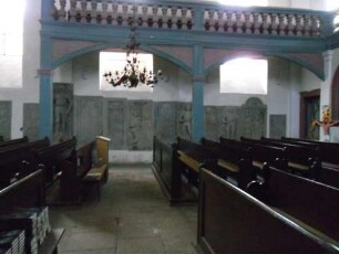 Langhaus Innen-Epitaphien und Grabsteine der Truchsessen von Wetzhausen im Süden in Übersicht (Gehaltvolle Steinmetzarbeiten) der Gotik bis Barock