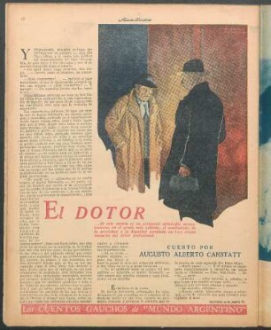 El dotor : Cuento por Augusto Alberto Canstatt
