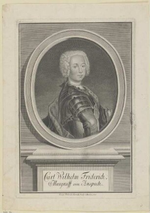 Bildnis des Carl Wilhem Friedrich von Anspach