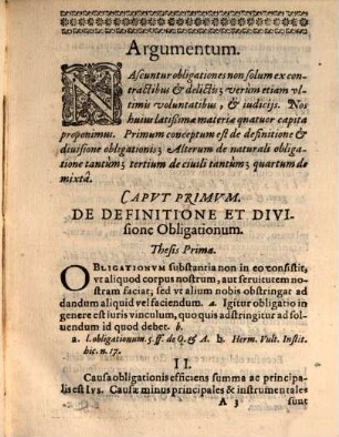 Assertiones Juridicae De Obligationibvs In Genere