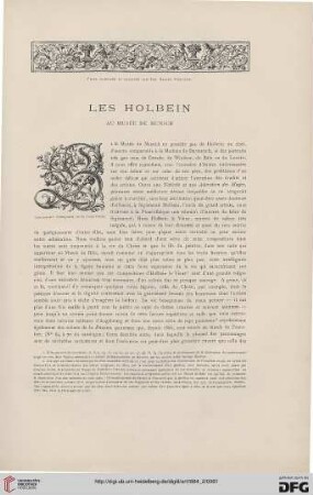 10: Les Holbein au Musée de Munich
