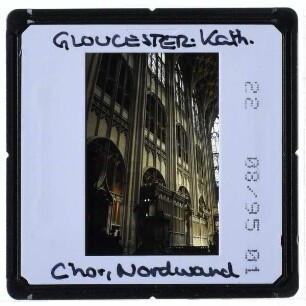 Gloucester, Kathedrale : Chor, Nordwand