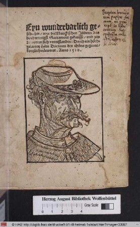 Eyn wunderbarlich geschichte/ wye die Marckischen Jüdenn das hochwirdigst Sacrament gekaufft/ vnd zcu Martern sich vnterstanden: Durch ein höchgelarten Hern Doctoren des thüns gegrunt, kortzlich erlewtert. Anno 1510