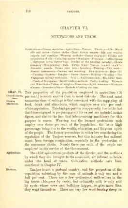 Chapter VI. Occupations and trade