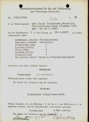 Schneider, Jakob